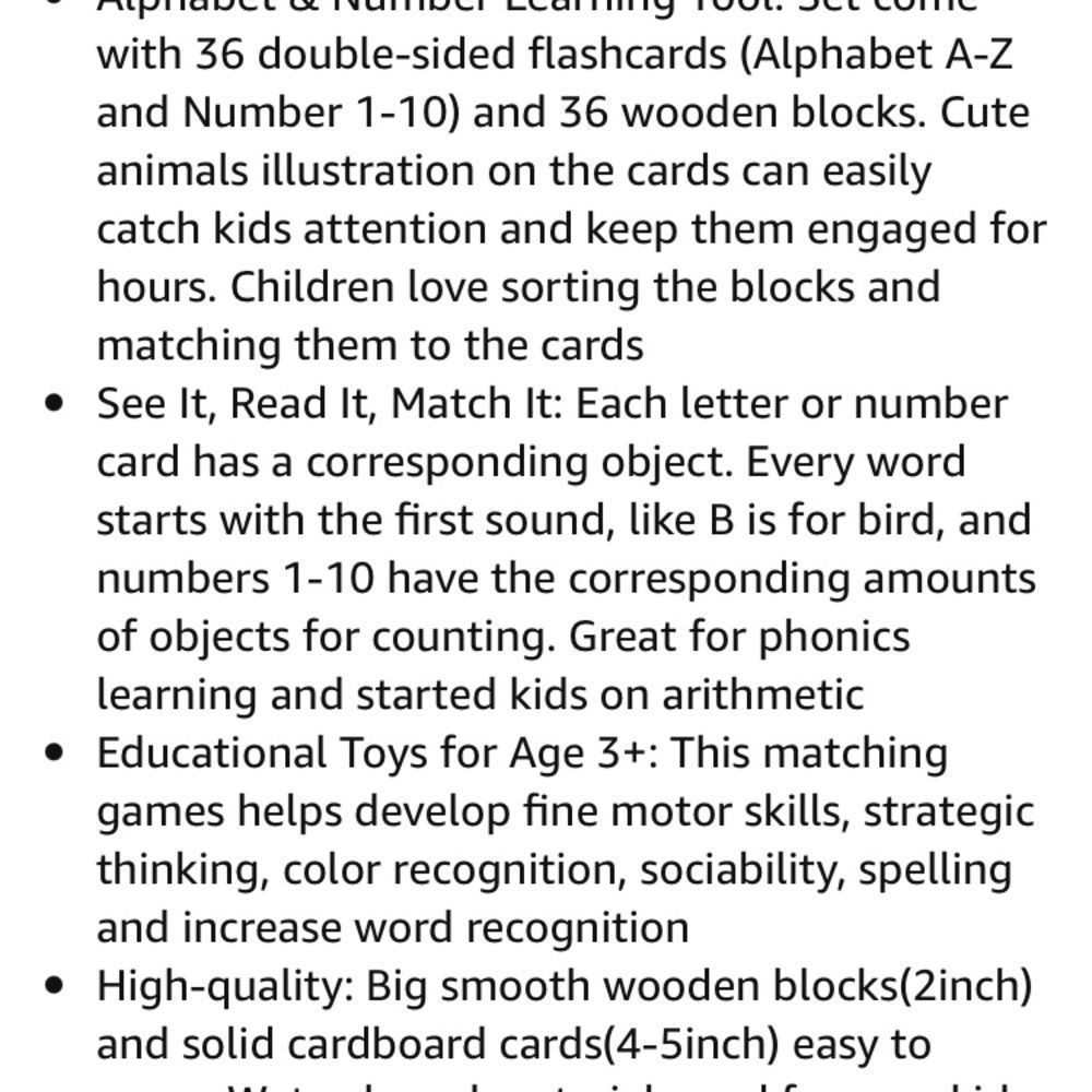 Alphabet&Number Flash Cards - Picture 9 of 9